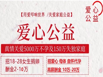 土默特捐卵助孕生子 爱心志愿者招募